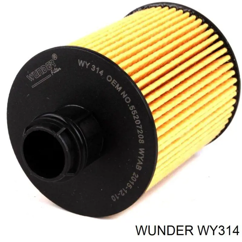 Масляний фільтр двигуна Wunder WY314 ціна, від 4.96 USD