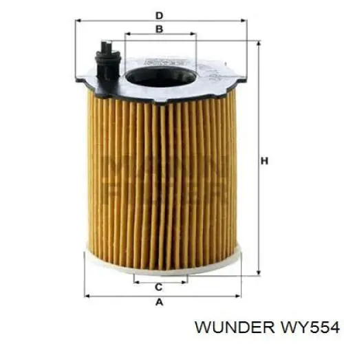 WY554 Wunder Фільтр масла