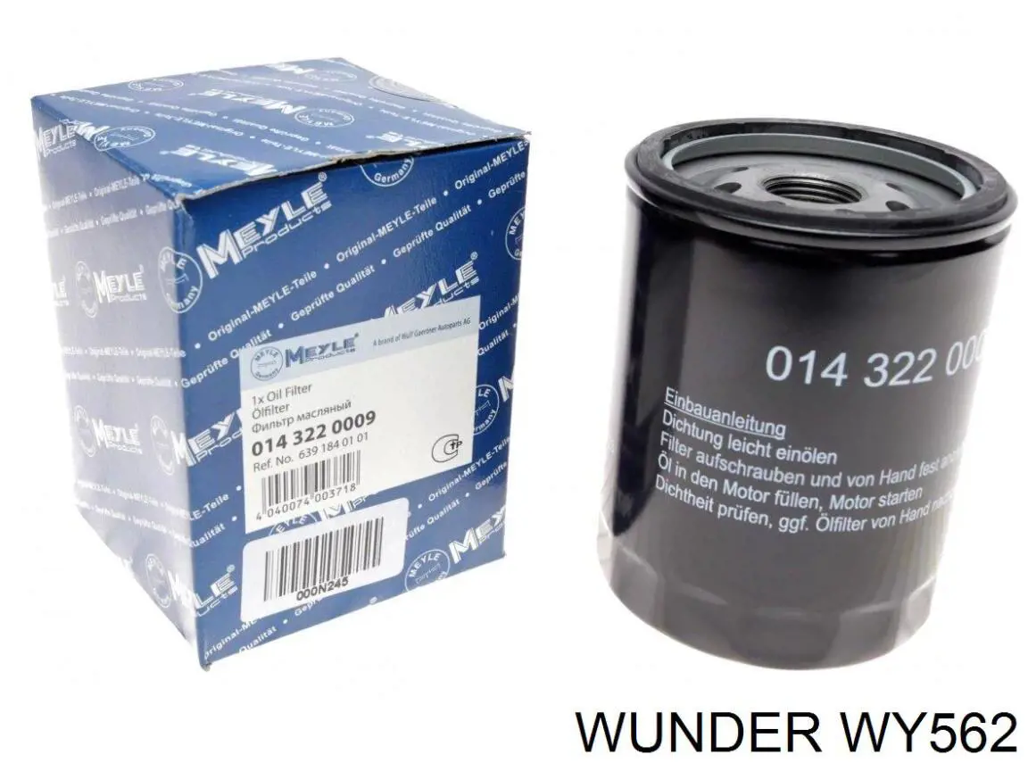 WY562 Wunder Фільтр масла