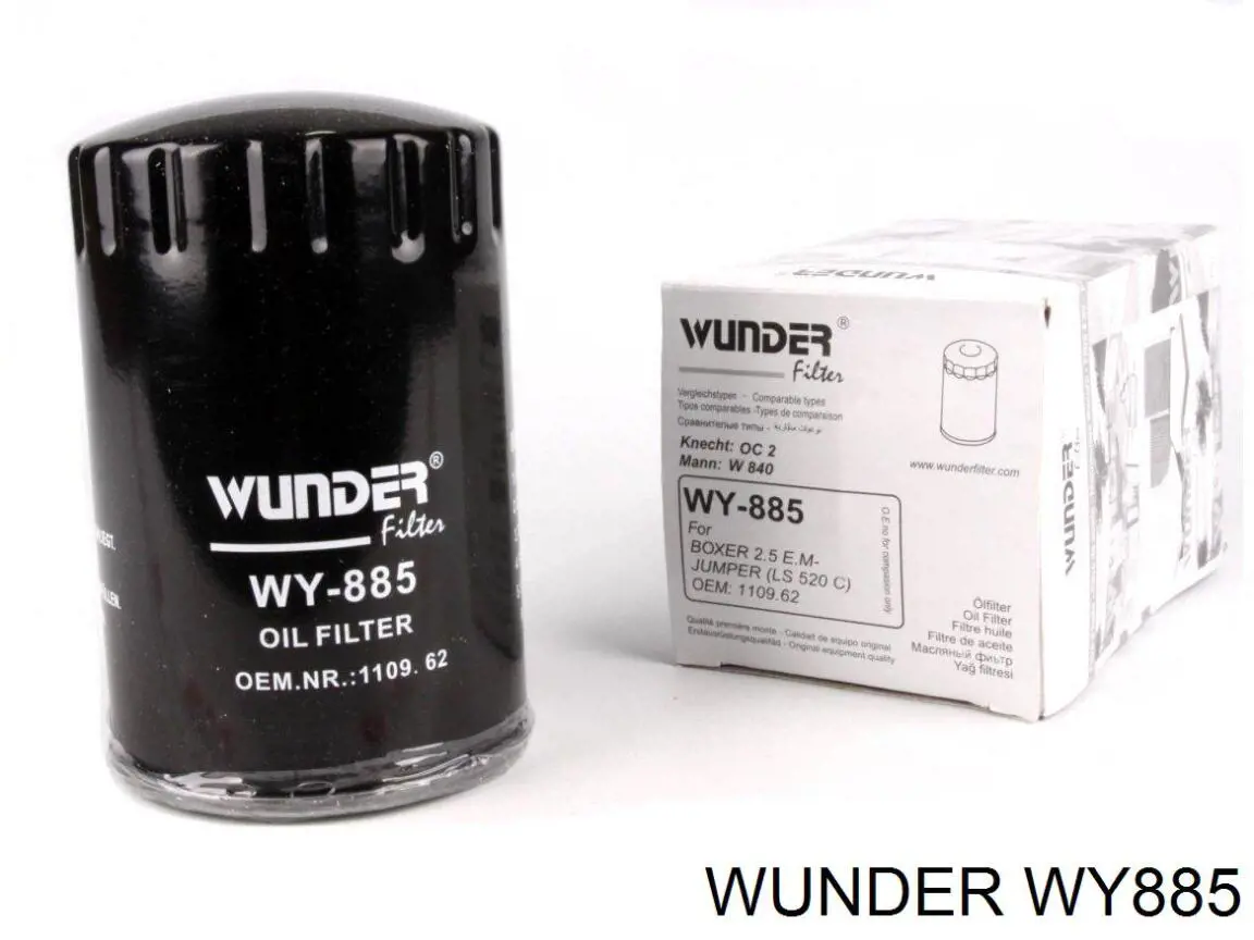 Масляний фільтр WY885 Wunder
