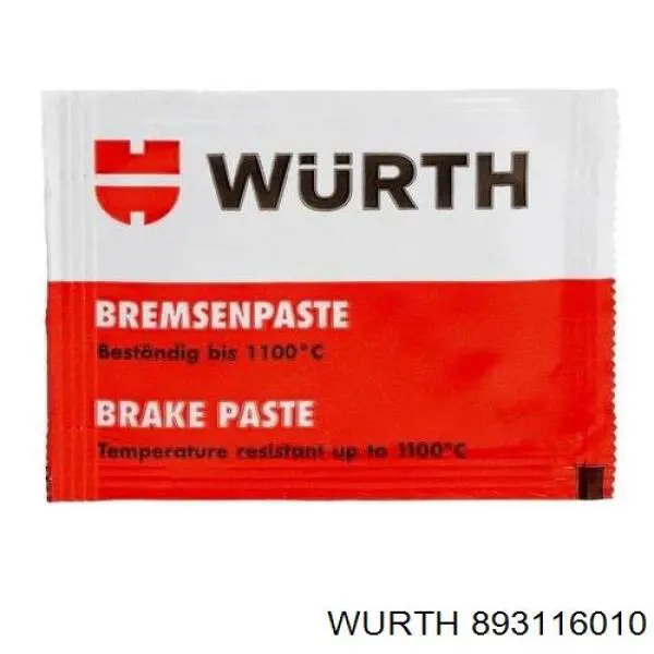 Мастило гальмівних систем Wurth 893116010 ціна, від 4.25 USD