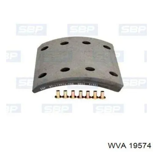 Накладка гальмівна задня (TRUCK) SBP 07L19574N10 ціна, від 28.12 USD