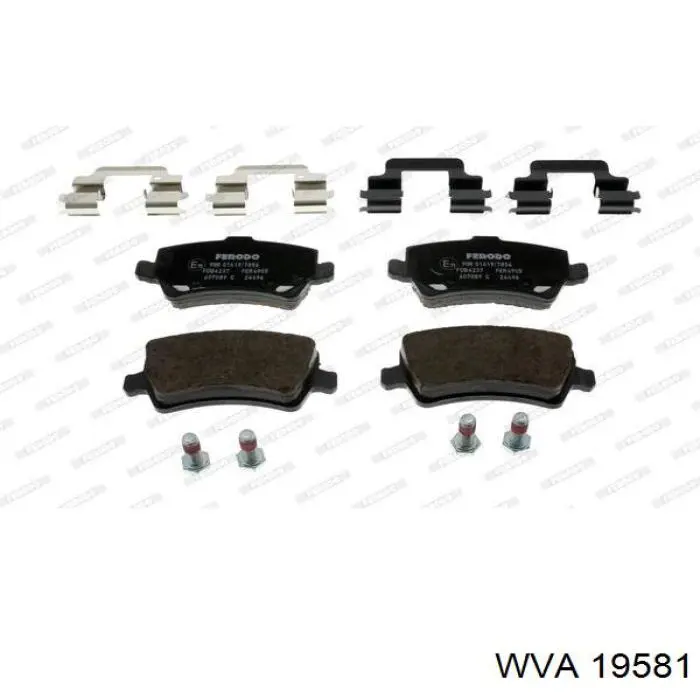 Накладка гальмівна задня (TRUCK) WVA 19581 ціна, від 41.67 USD