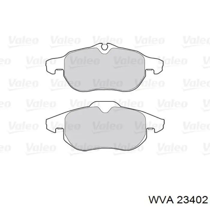 Гальмівні колодки WVA 23402 ціна, від 18.97 USD