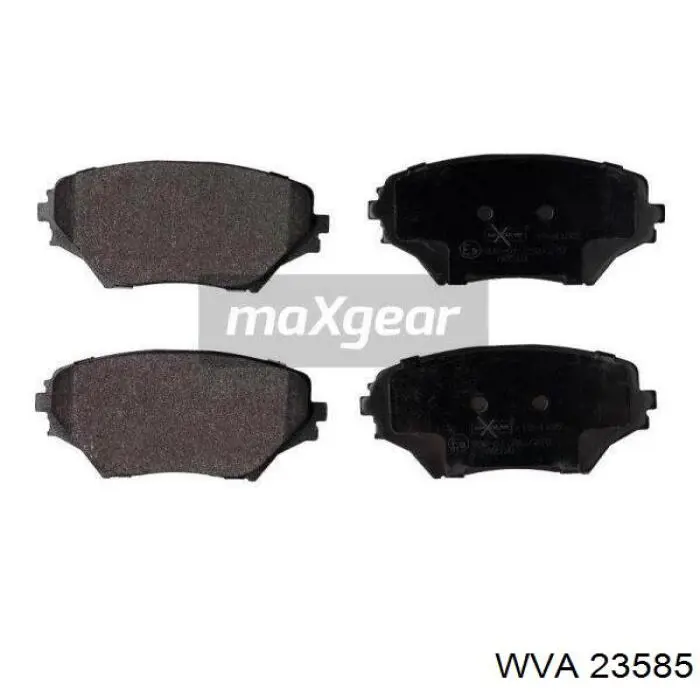 Гальмівні колодки WVA 23585 ціна, від 19.35 USD