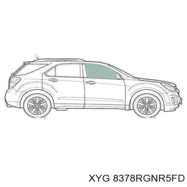 6810160640 Toyota Скло пасажирських дверей
