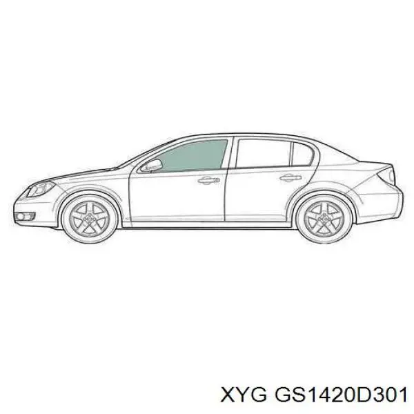 GS1420D301 XYG скло передніх дверей, лівою