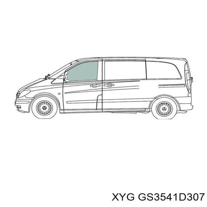 Скло передніх дверей, лівих Mercedes A6387200120 ціна, від 6.33 USD