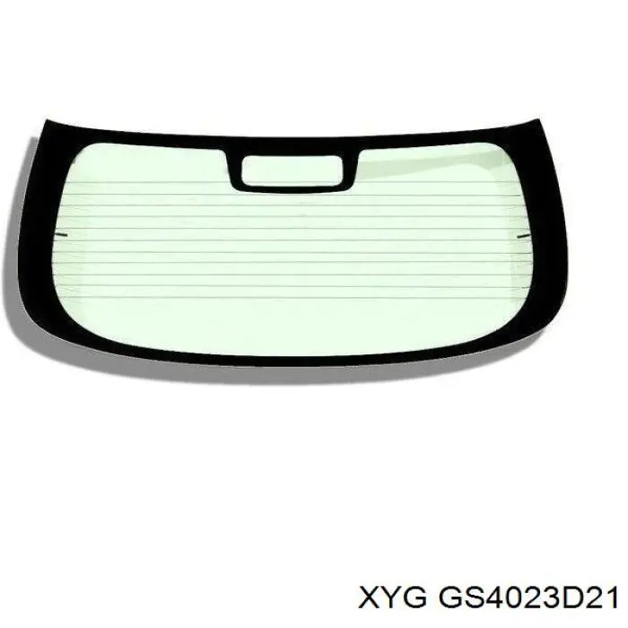  Скло заднє, 3/5-й двері (ляди) KIA Sorento 