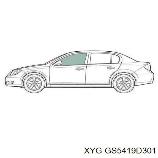 Скло передніх дверей, лівою XYG GS5419D301 ціна, від 23.33 USD