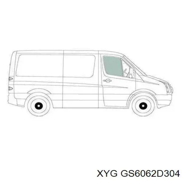 Скло передньої правої двері XYG GS6062D304 ціна, від 12.67 USD