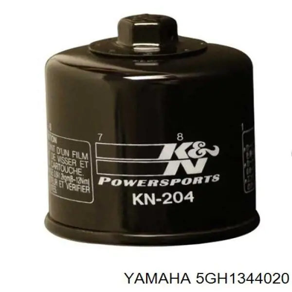 5GH1344020 Yamaha Фільтр масла
