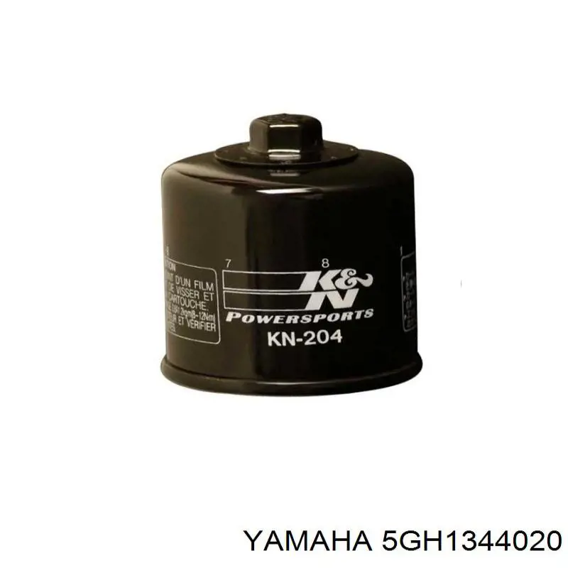 Масляний фільтр двигуна Yamaha 5GH1344020 ціна, від 9.29 USD