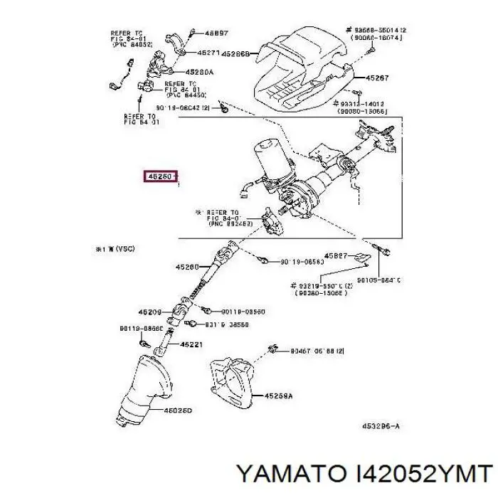 Хрестовина рульового механізму Yamato I42052YMT ціна, від 53.69 USD