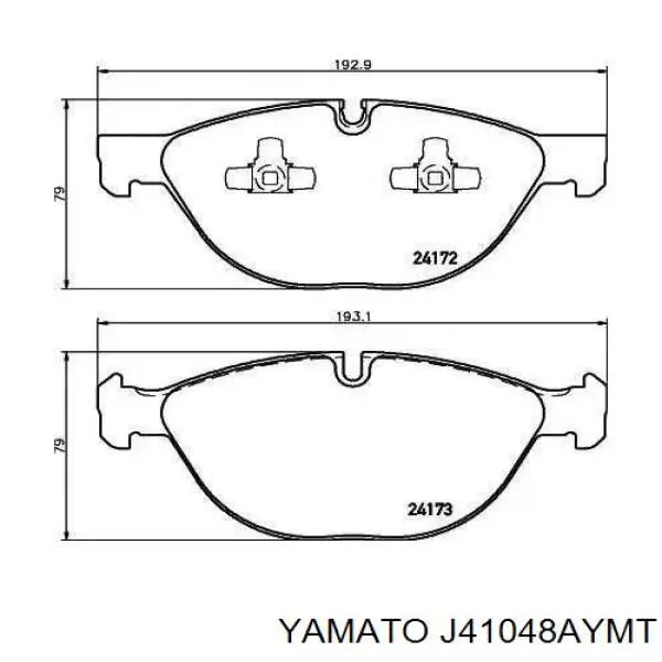 Сайлентблок переднього нижнього важеля J41048AYMT Yamato