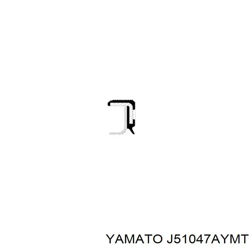 Сайлентблок заднього поздовжнього важеля, передній Yamato J51047AYMT ціна, від 12.74 USD