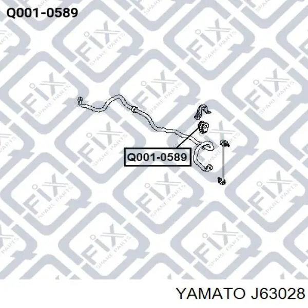 Стійка стабілізатора переднього J63028JC Japan Cars