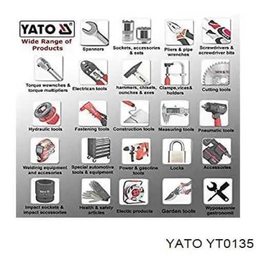  Yato YT0135 ціна, від 2.23 USD