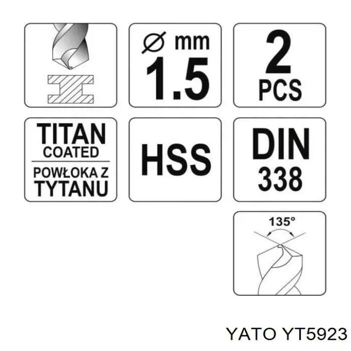  Yato YT5923 ціна, від 7.05 USD