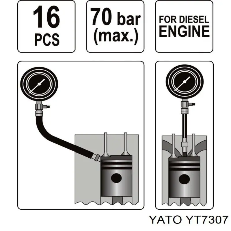  Yato YT7307 ціна, від 54.35 USD