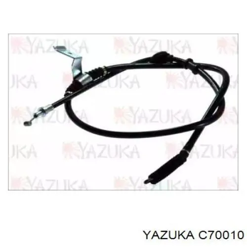 Трос ручного гальма задній, правий C70010 Yazuka