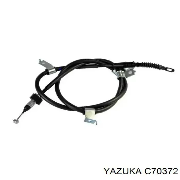 Трос стоянкового гальма задній правий Yazuka C70372 ціна, від 17.83 USD
