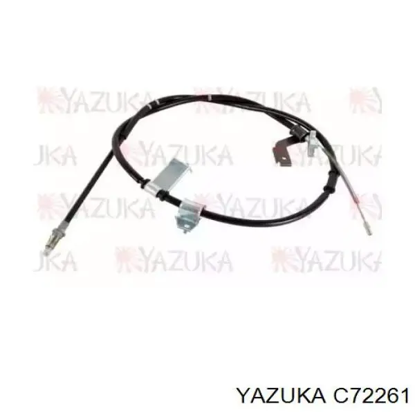 Трос ручного гальма задній, правий C72261 Yazuka