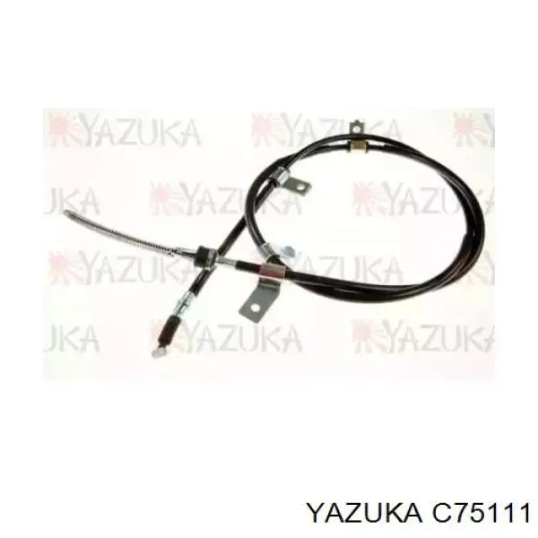 C75111 Yazuka Трос стоянкового гальма задній правий