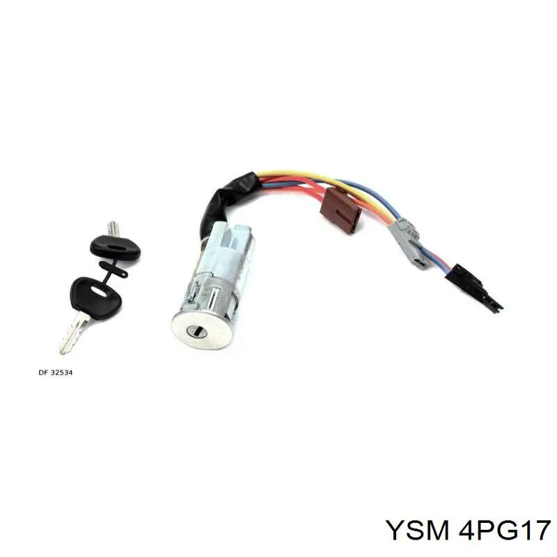 Замок запалювання YSM 4PG17 ціна, від 13.14 USD