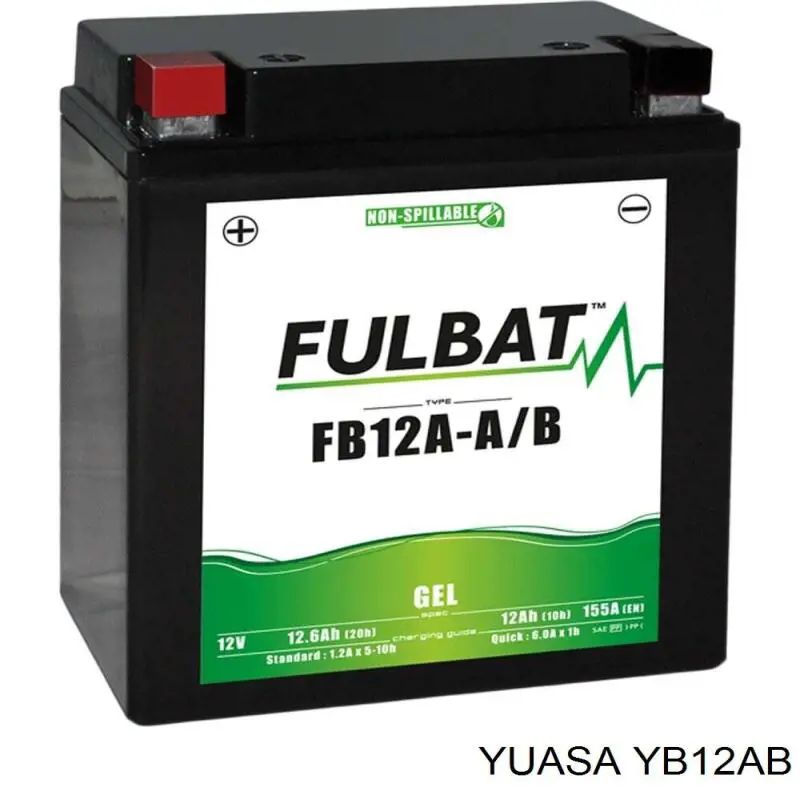 Купити YB12AB Yuasa Автомобільна батарея