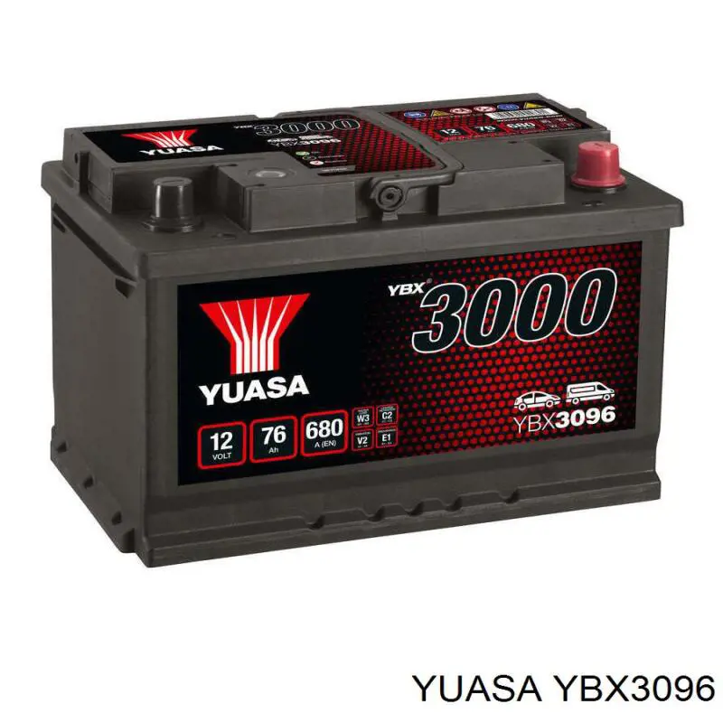 YBX3096 Yuasa акумуляторна батарея, акб