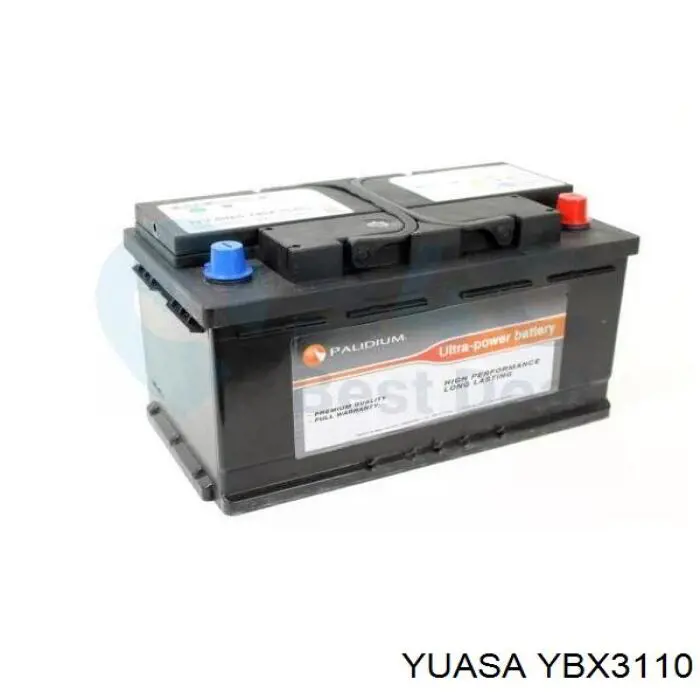 YBX3110 Yuasa акумуляторна батарея, акб