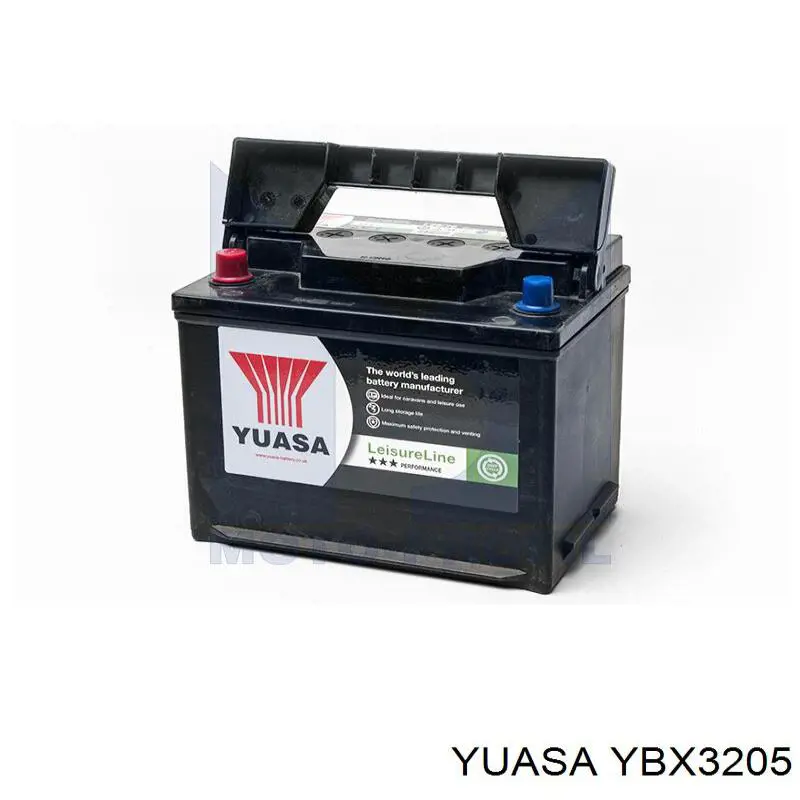 YBX3205 Yuasa Авто акумулятор