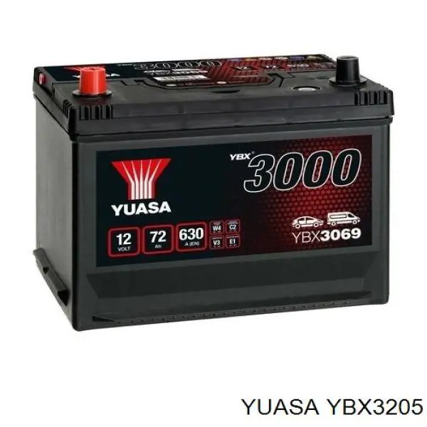 Купити YBX3205 Yuasa Автомобільна батарея