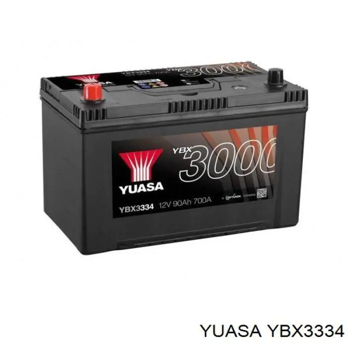 YBX3334 Yuasa акумуляторна батарея, акб