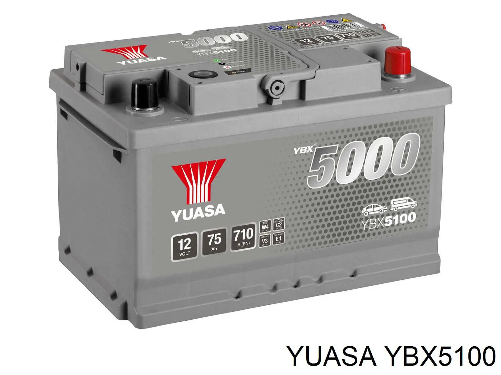 Купити YBX5100 Yuasa Автомобільна батарея