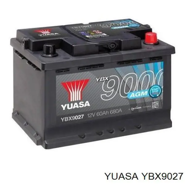 YBX9027 Yuasa акумуляторна батарея, акб
