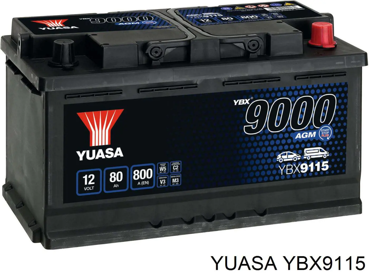 Купити YBX9115 Yuasa Автомобільна батарея