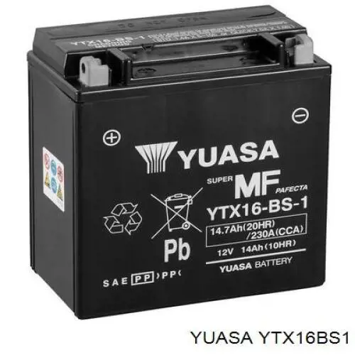 YTX16BS1 Yuasa Авто акумулятор