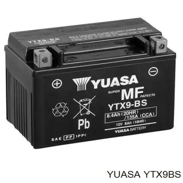YTX9BS Yuasa акумуляторна батарея, акб