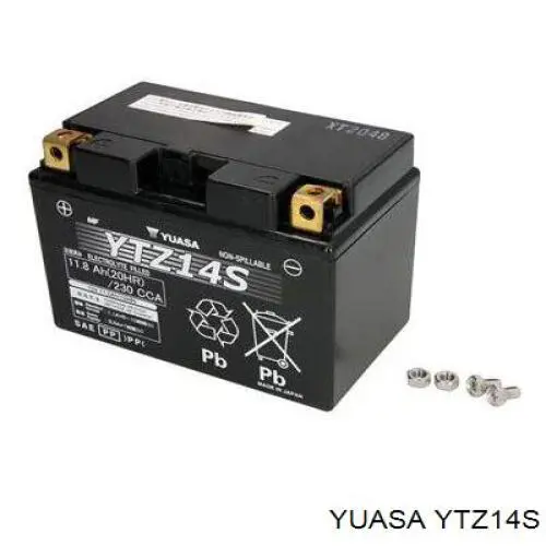 YTZ14S Yuasa акумуляторна батарея, акб