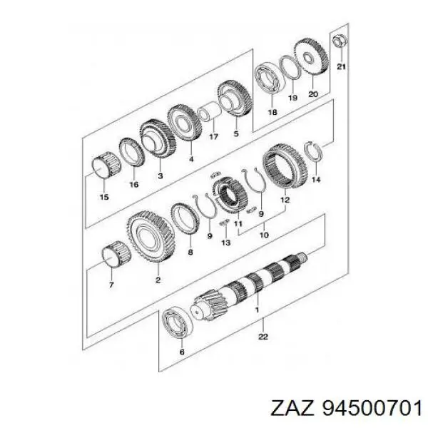  ZAZ 94500701
