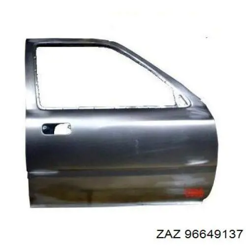 Ущільнювач двері задньої правої (на кузові) Chevrolet Aveo (T250, T255) (Шевроле Авео)
