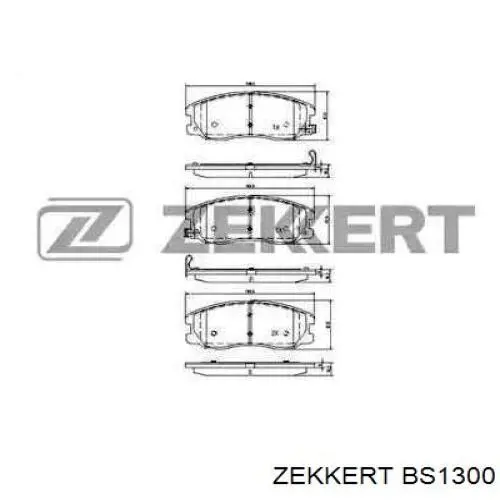 Купити BS1300 Zekkert Колодки гальмівні передні, дискові