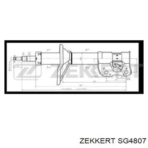 Амортизатор передній, правий Mitsubishi MR913126 ціна, від 58.41 USD