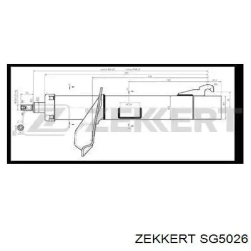 Амортизатор передній, правий SG5026 Zekkert