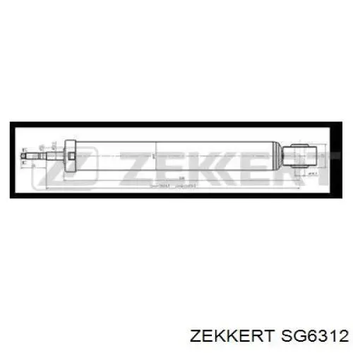 Амортизатор задній Zekkert SG6312 ціна, від 59.72 USD