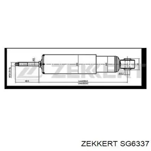 Амортизатор передній DV1649 Torr