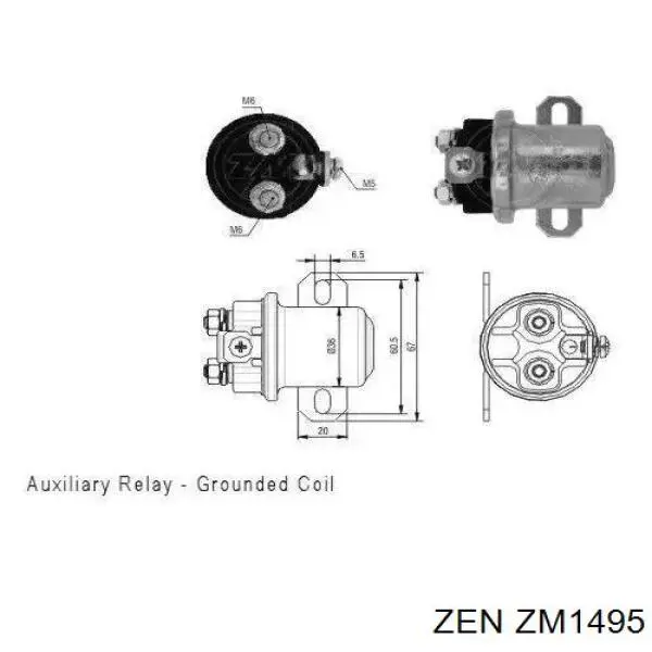 Контактор ZEN ZM1495 ціна, від 27.73 USD