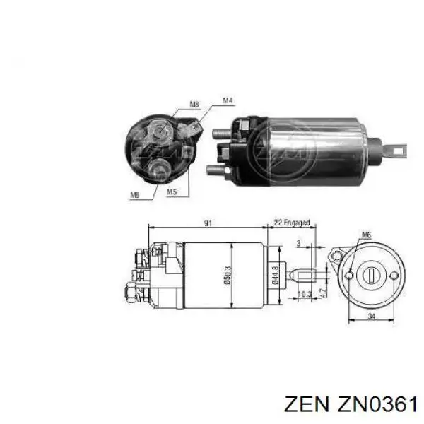 Бендикс ZEN ZN0361 ціна, від 12.53 USD